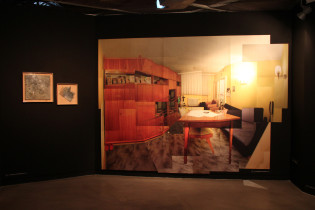 Katarzyna Wolny, widok z wystawy "Chiosc" galerii "+" w Rondzie Sztuki